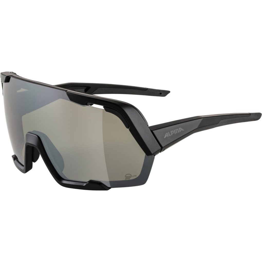 Alpina Rocket Bold Q-Lite Glasses - black matt/silver mirror