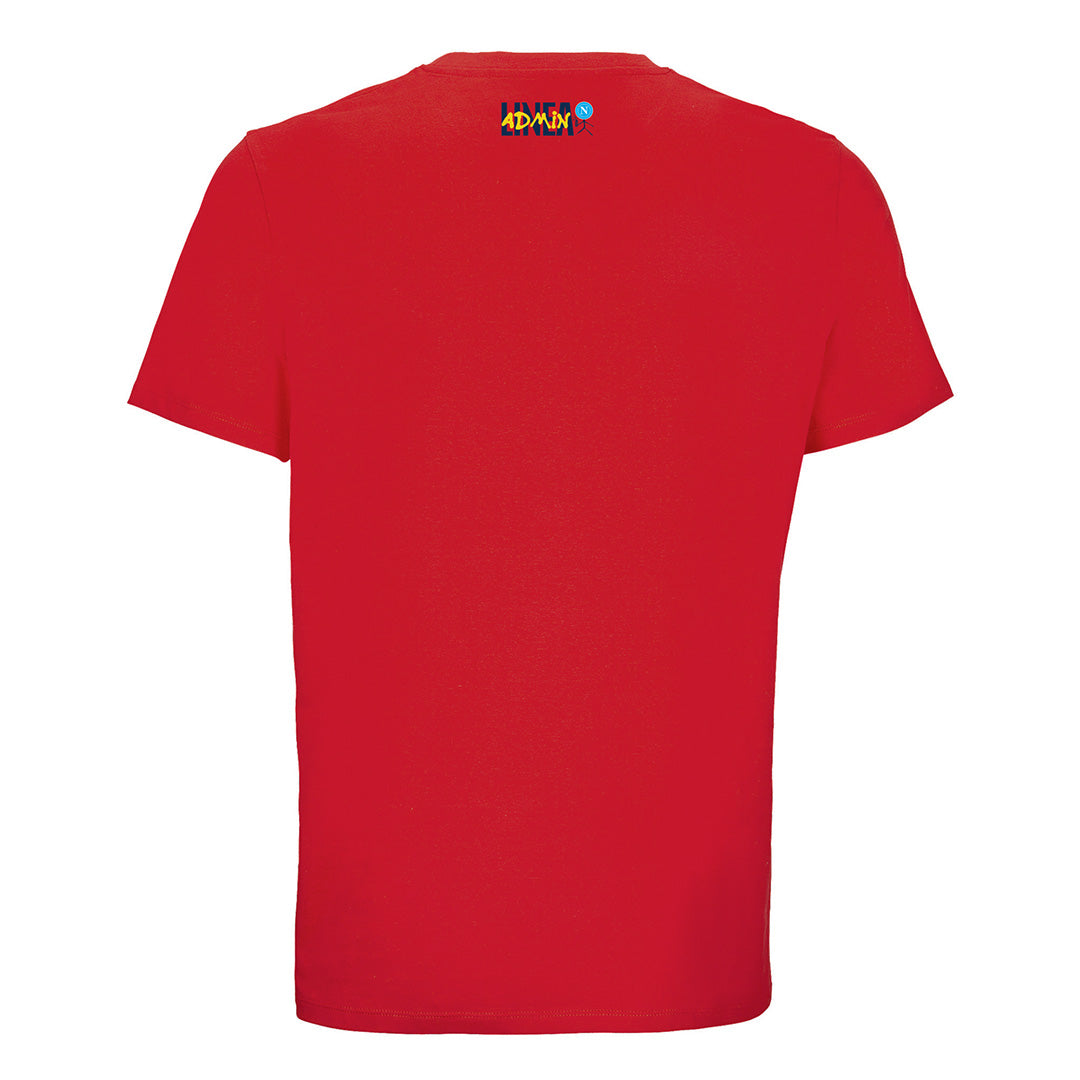 SSC Napoli Linea Admin “Aglio, Højlund e Peperoncino” Red T-Shirt