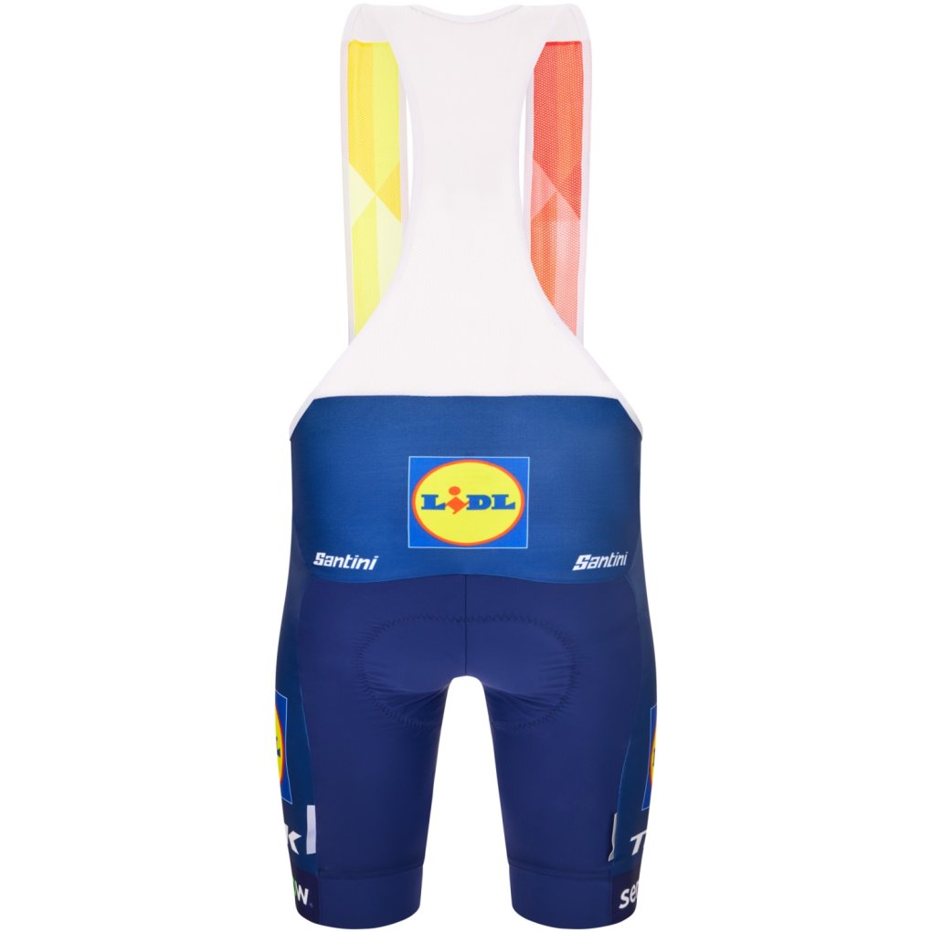 Santini Team Lidl-Trek 2026 Fan Line Bib Shorts Men RE1375FB26LT - marine MA