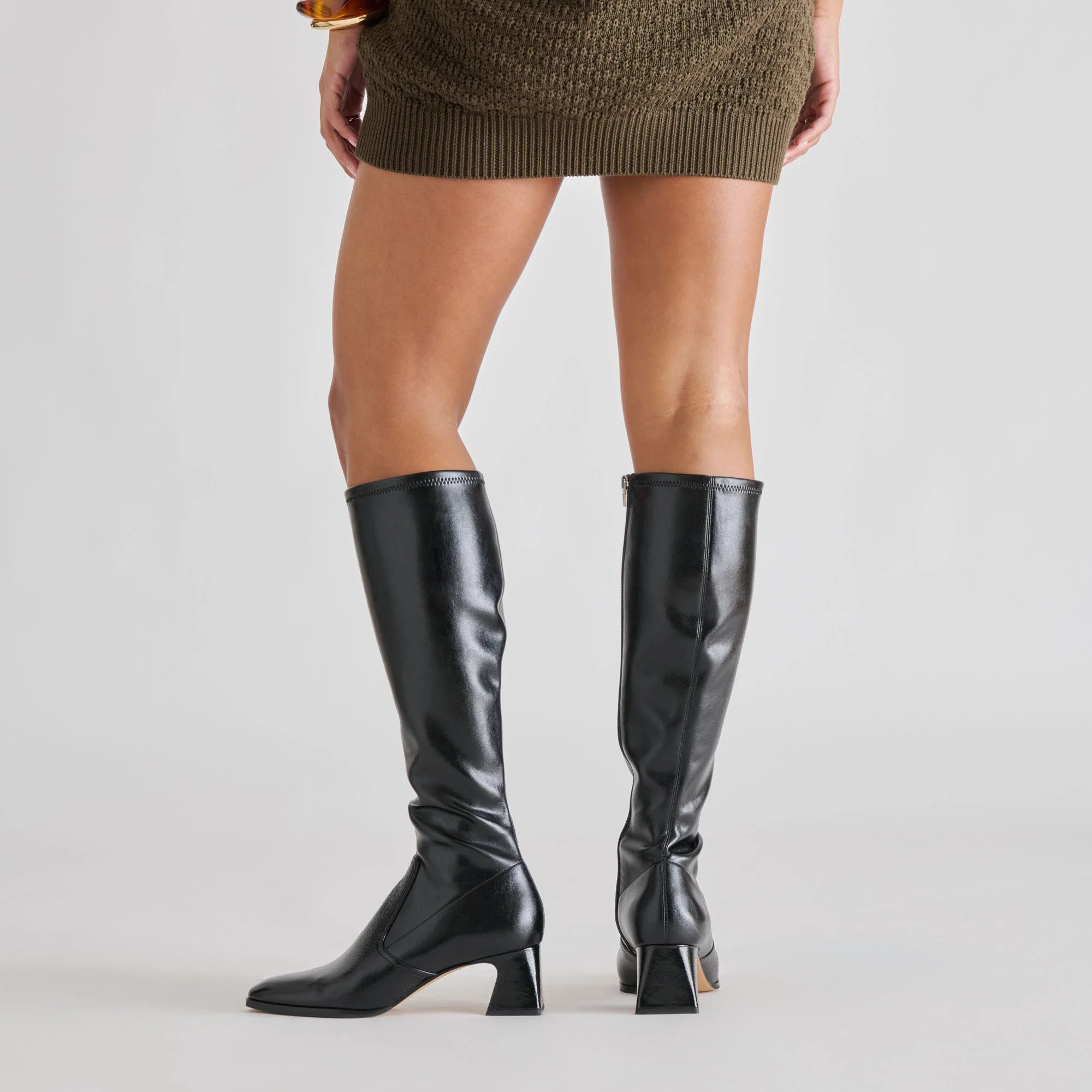 ALIVIA BOOTS BLACK LEATHER