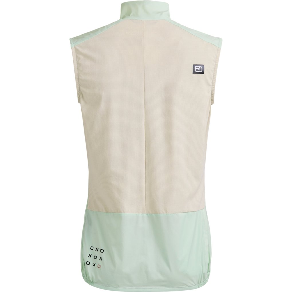 Ortovox Sequence Wind Vest Women - green acid