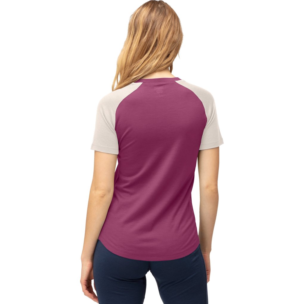 Norrona femund pureUll T-Shirt Women - Violet Quartz