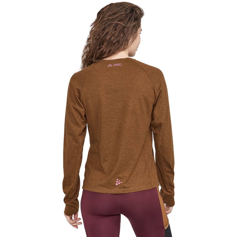 CRAFT ADV Trail Wool Wind Longsleeve Women - Roots-Melange