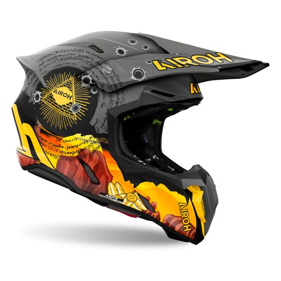 Casque cross Airoh TWIST 3 - ADVENTURE 2025 - NoirRef : AR1429