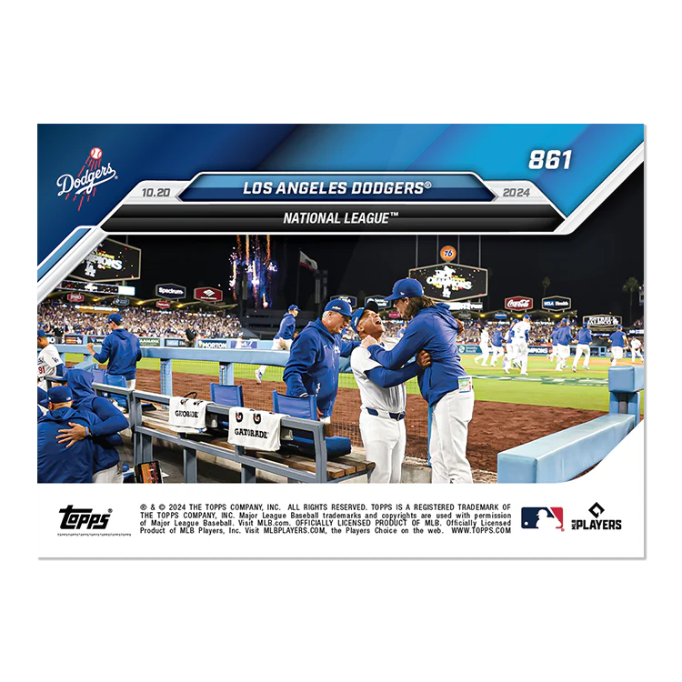 Los Angeles Dodgers - 2024 MLB Topps NOW® Card 861