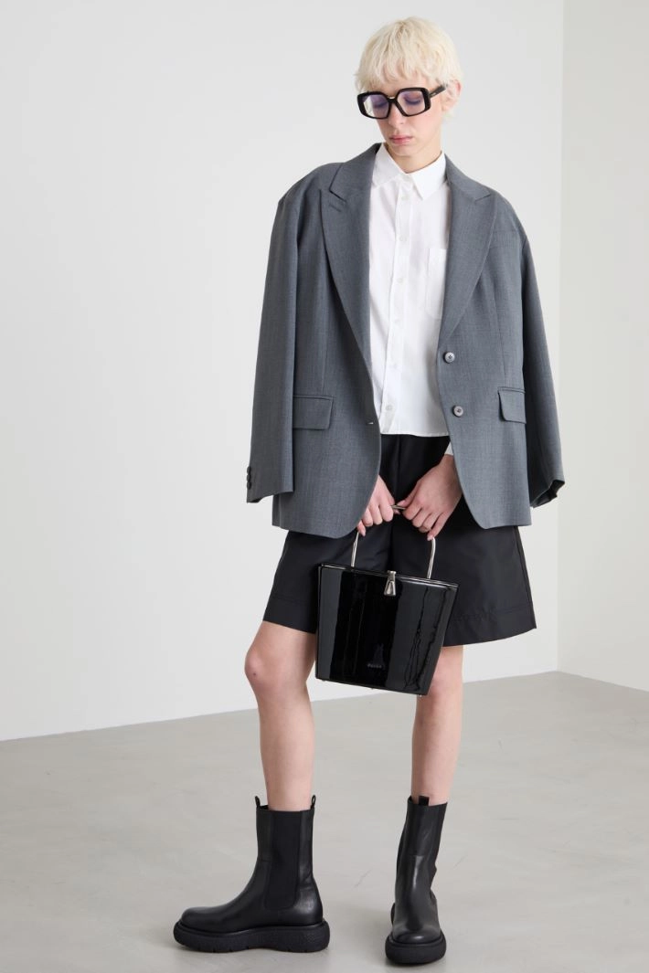 Cotton Oxford shirt - WHITE