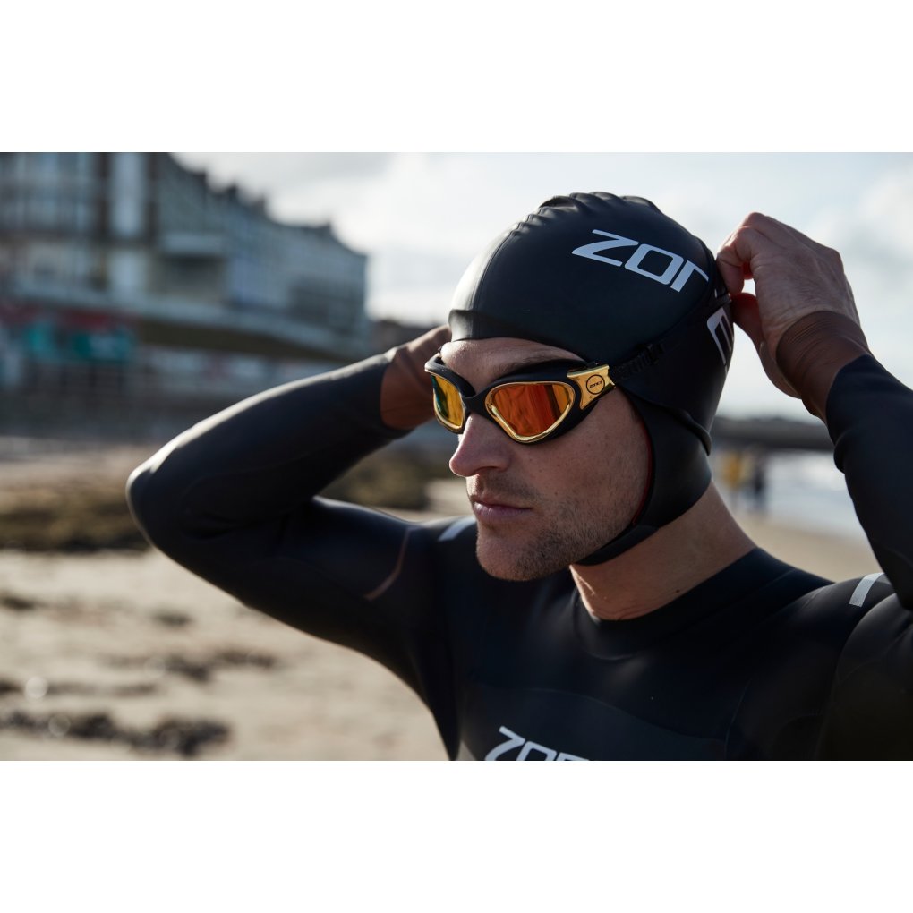 Zone3 Heat-Tech Neoprene Cap - black/silver/red