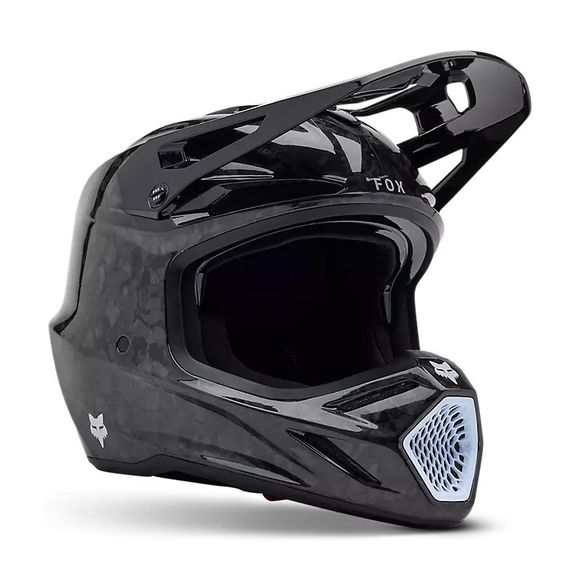 Cross Fox Helmet V3 RS Carbon Solid 2026 - BlackRef: FX5091
