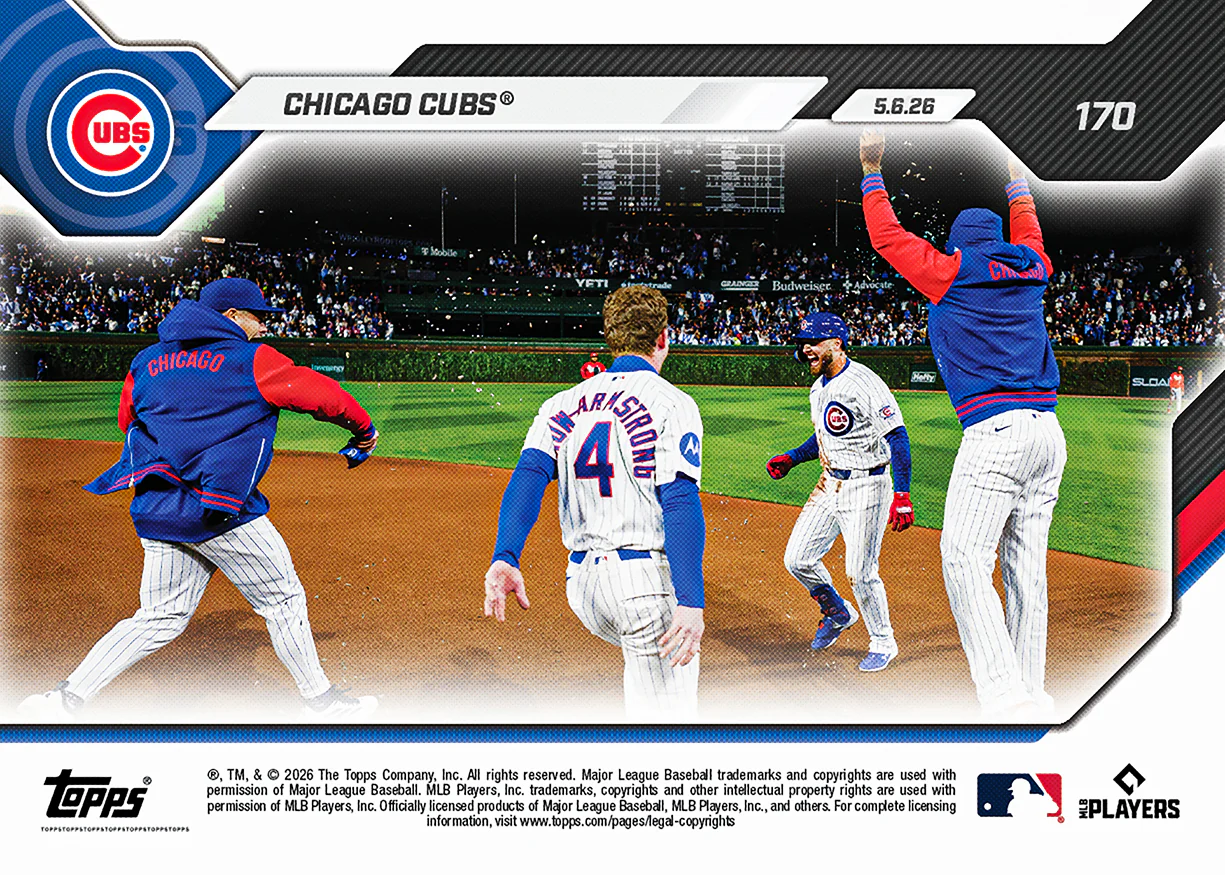 Chicago Cubs - 2026 MLB Topps NOW® - Card 170 - PR: 1029