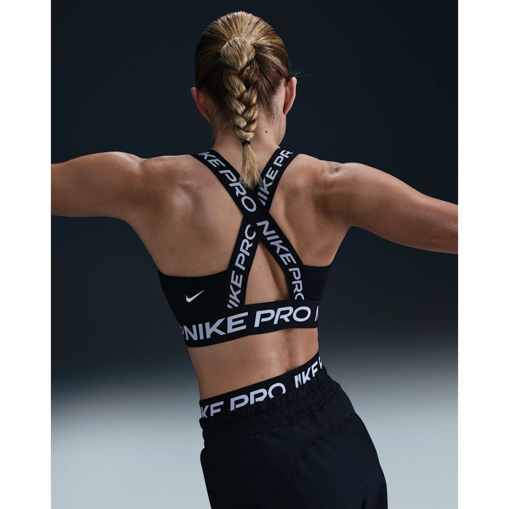 Nike Pro Light-Support Non-Padded Sports Bra Women - black/black/white HF5372-010