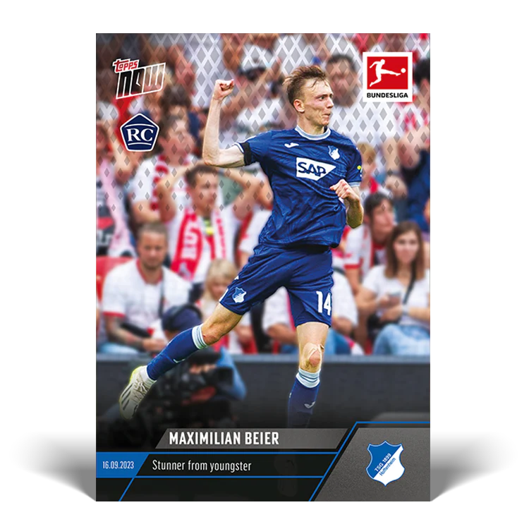 Topps UK - Maximilian Beier - Stunner from youngster - Bundesliga TOPPS NOW® Card #24