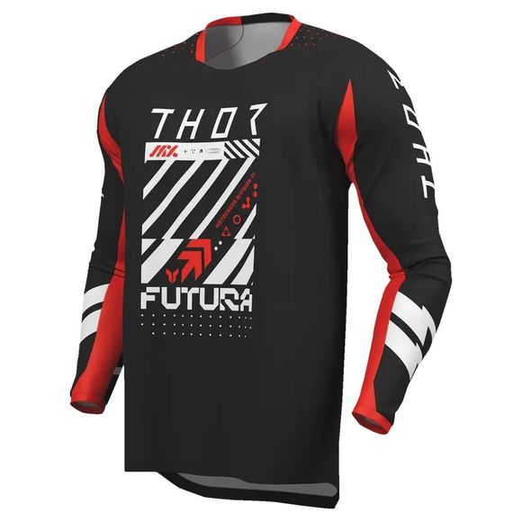 Maillot cross Thor LAUNCH FUTURA - ENFANT - Noir / RougeRef : TO3228