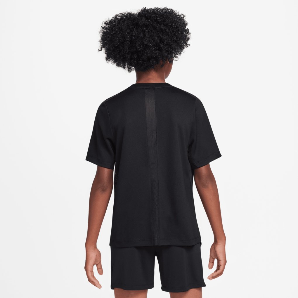 Nike Dri-FIT Multi Short-Sleeve T-Shirt Kids - black/black HJ3743-010