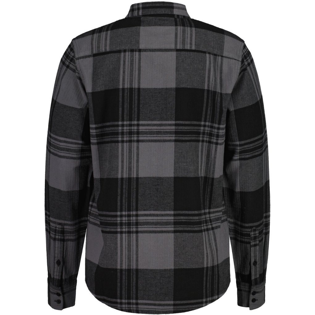 Maloja AblancaM. Organic Hemp Shirt Men - deep black check 8857