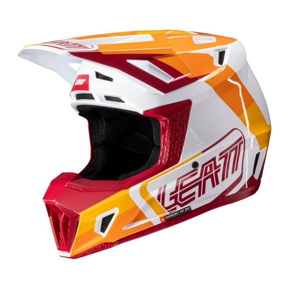 Casque cross Leatt 7.5 avec masque 4.5 2025 - RougeRef : LB0858