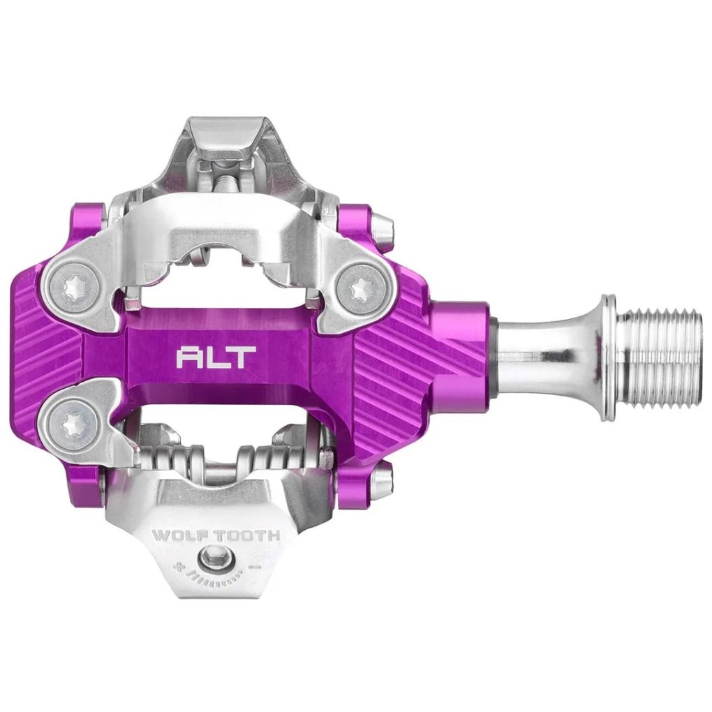 Wolf Tooth ALT XC Clipless Pedals - ultraviolet purple