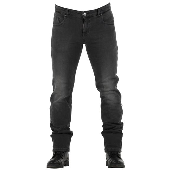 Jean Moto Overlap MONZA GREY USED - Slim - GrisRef : OV0111
