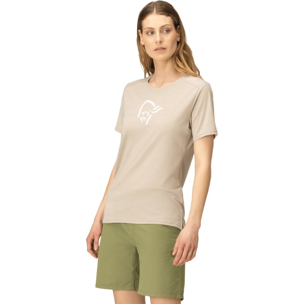 Norrona femund equaliser merino T-Shirt Women - Pure Cashmere