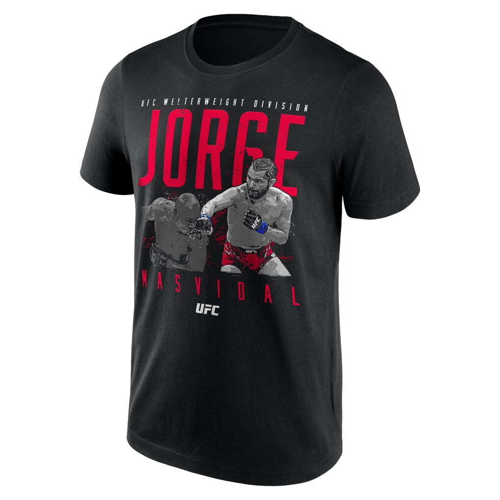 UFC Jorge Masvidal Punch T-Shirt - Black - Mens