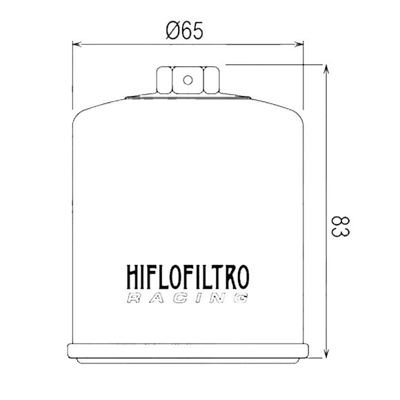 Filtre à huile HifloFiltro HF303RC RacingRef : HF0721 / 07120438