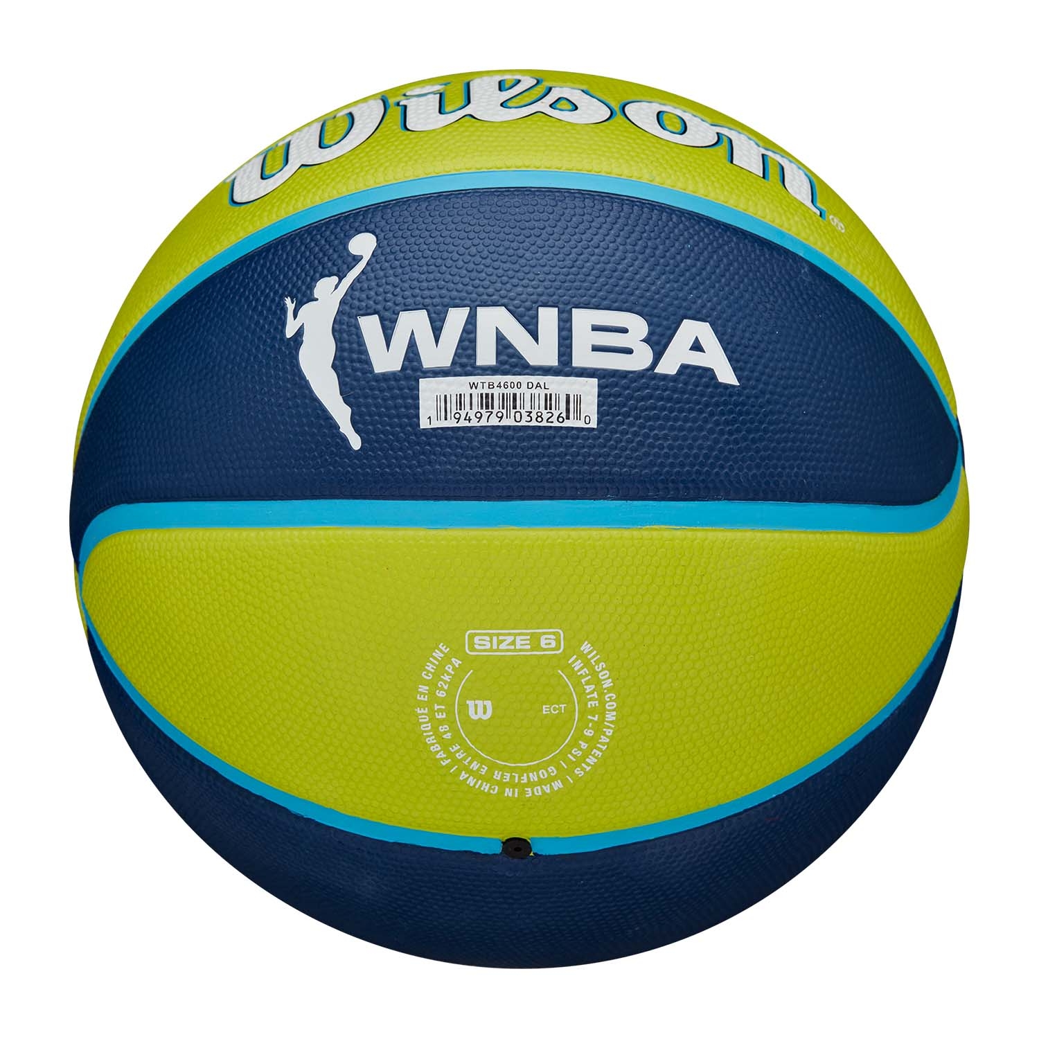 Dallas Wings Wilson Team Tribute WNBA Basketball (Size 6)
