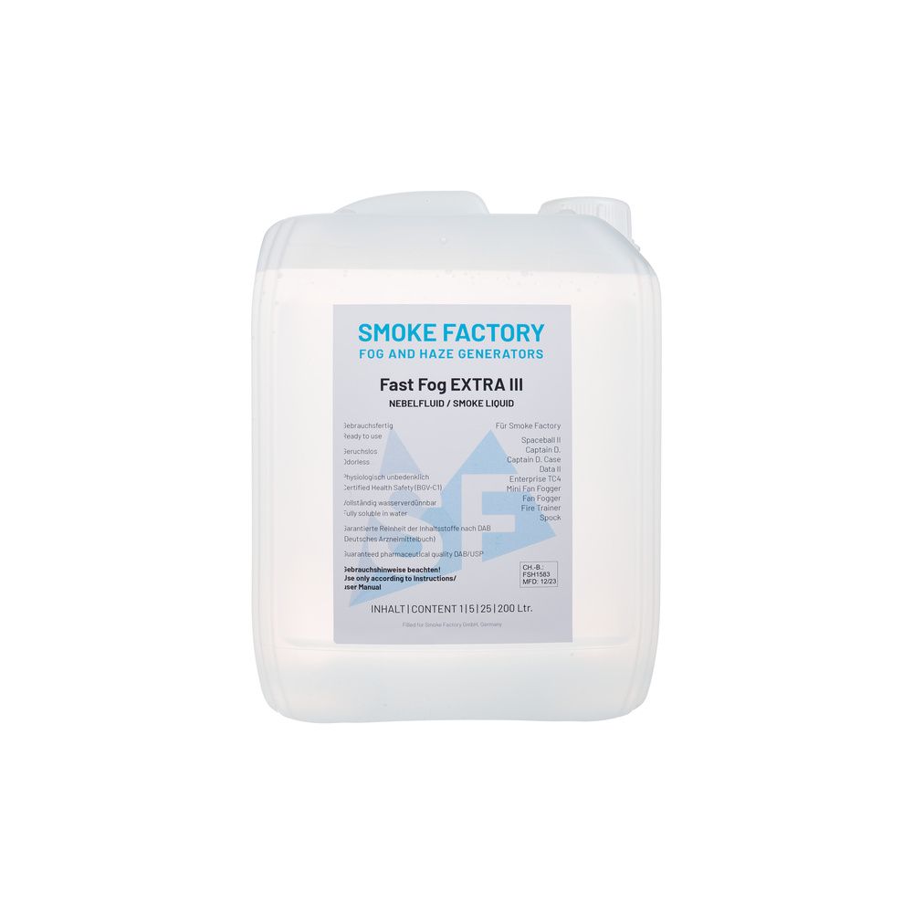 Smoke Factory Fast Fog EXTRA III 5l – Thomann Ireland