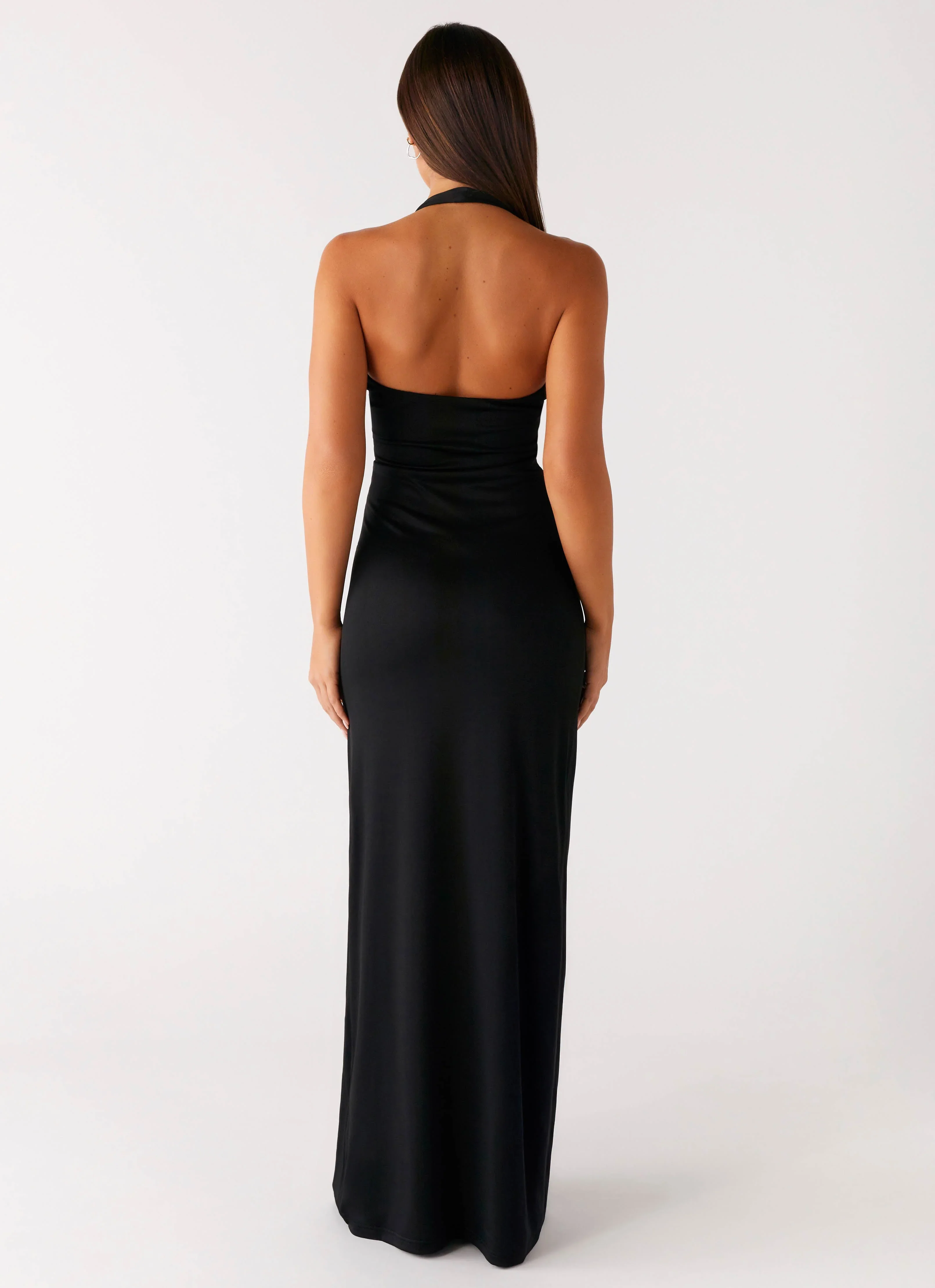 Midnight Dreams Maxi Dress - Black