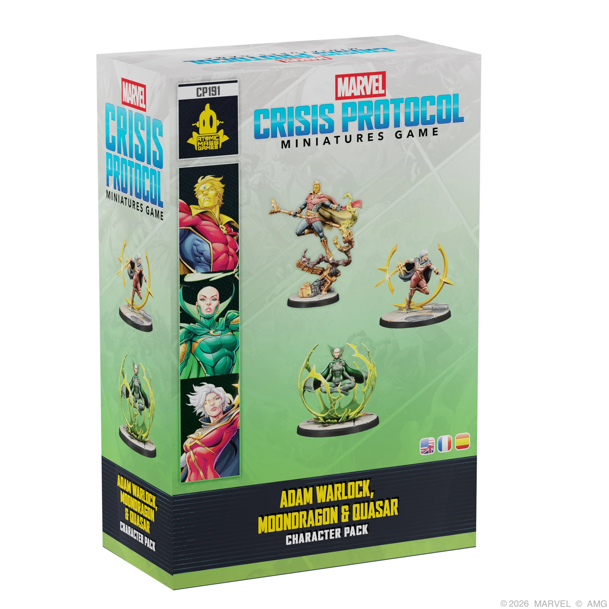 Marvel: Crisis Protocol – Adam Warlock, Moondragon & Quasar