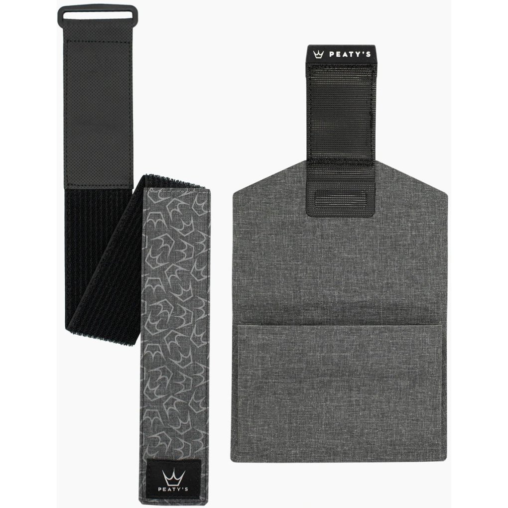 Peaty's HoldFast Trail Tool Wrap - slate grey