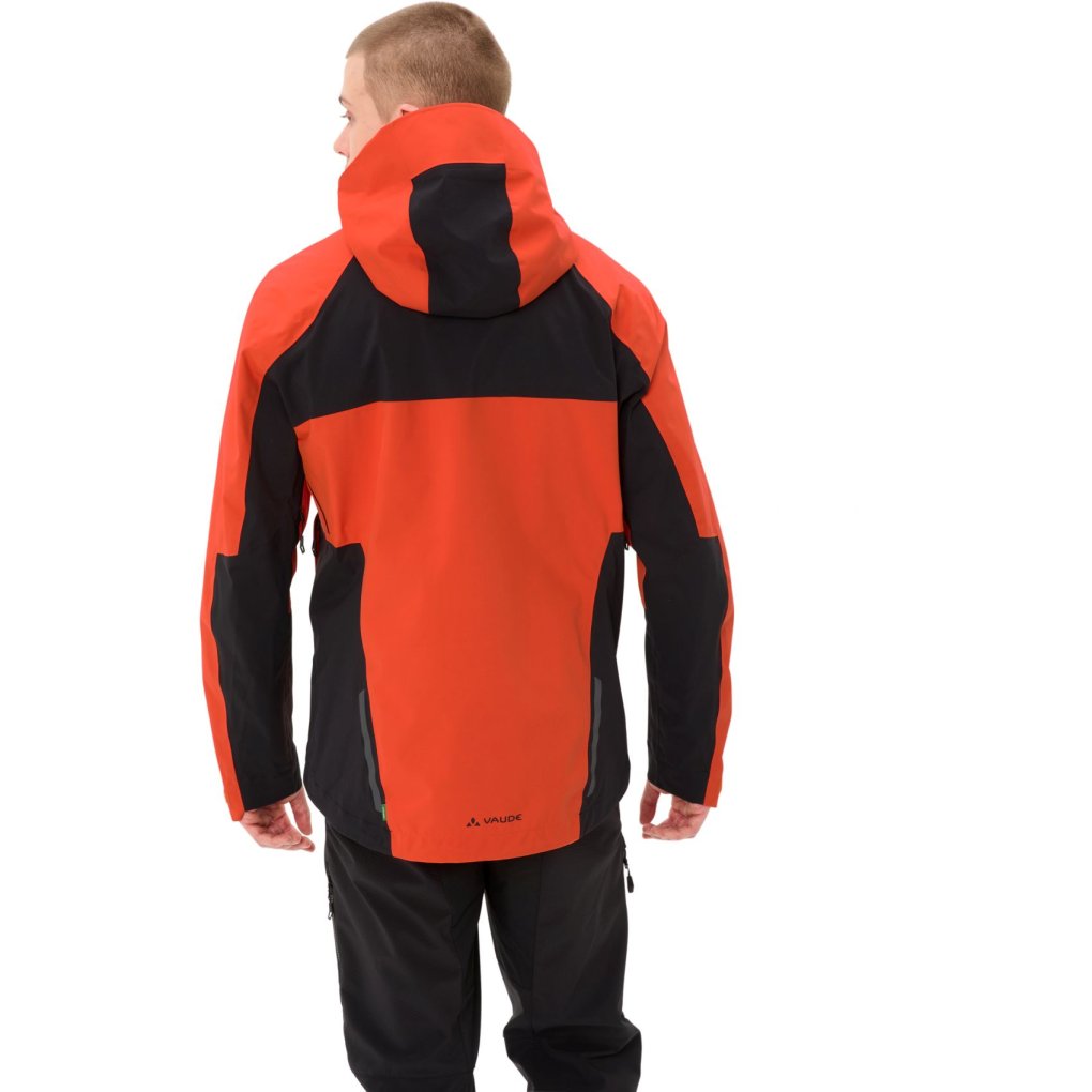 Vaude Moab Pro Rain Jacket Men - glowing red