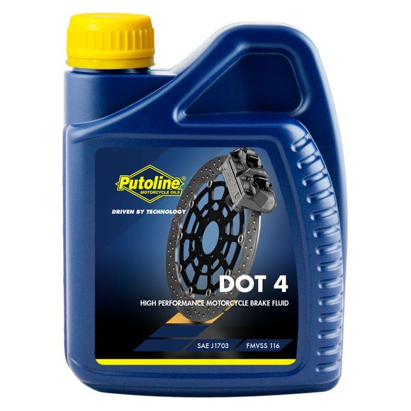 Liquide de frein Putoline DOT4 500 ml UniverselRef : PUT0028 / 74040