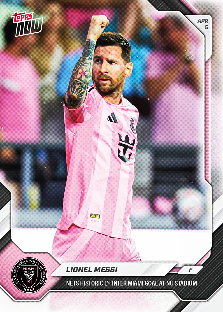 Lionel Messi - 2026 MLS Topps NOW® - Card 23 - PR: 9149
