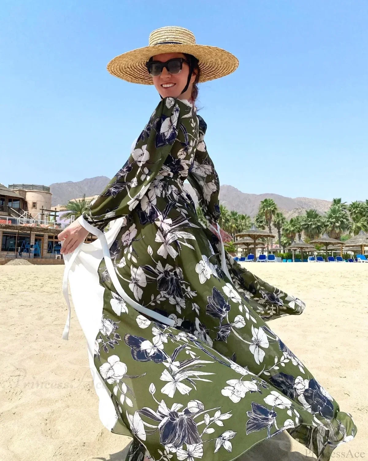 Crochet Kaftan Tunic Summer Beach Cover Up