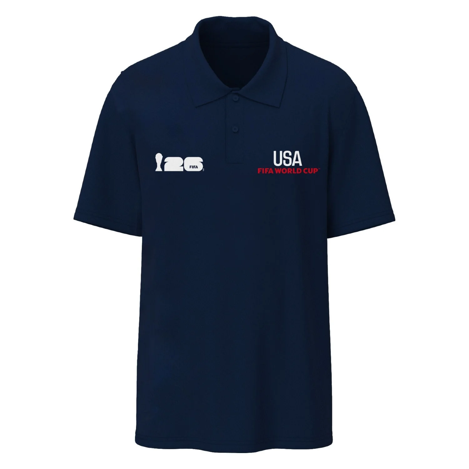 2026 Soccer Fan Collection USA Navy Polo - Unisex