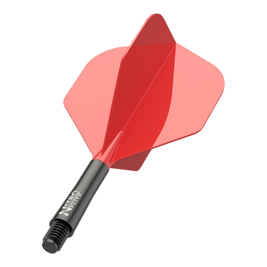 Red Dragon Nitroflite - Black Shaft Red No2 Flights