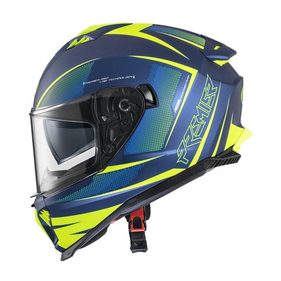 Premier TYPHOON Full-Face Helmet - FR 12 BM - Blue / YellowRef: PE0426