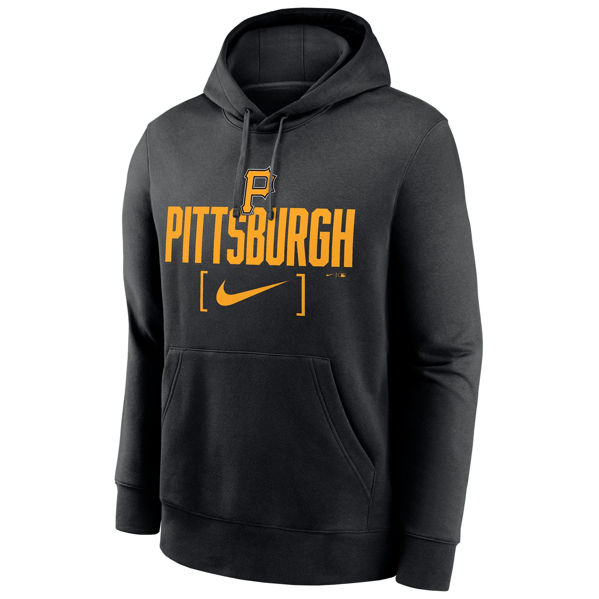 Pittsburgh Pirates Nike Club Slack MLB Hoodie Black