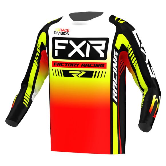 FXR CLUTCH PRO 2023 cross jersey - Black / MulticolorRef: FXR0388