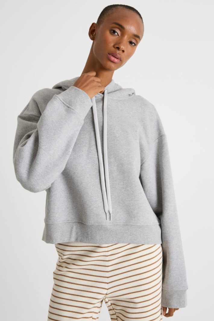 Hooded sweatshirt - GREY