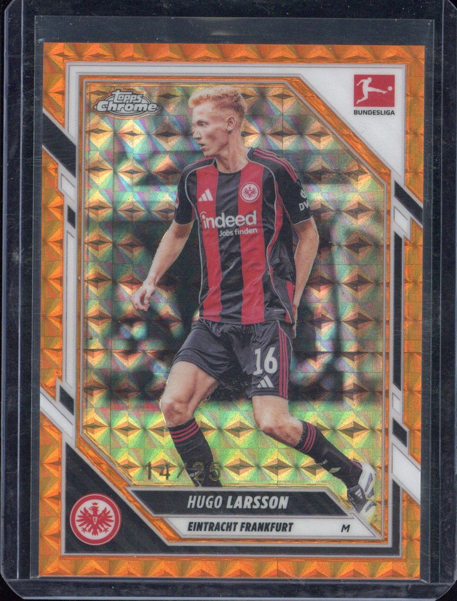 2025-26 Topps Chrome Hugo Larsson Geometric /25 #25