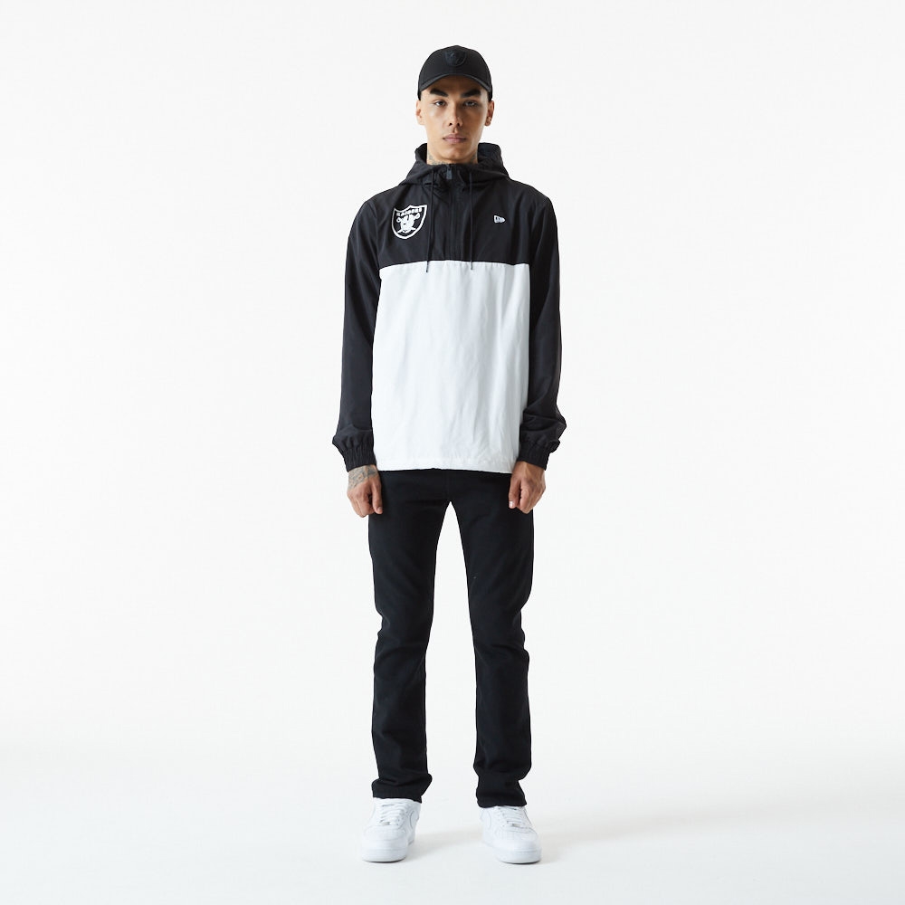 Las Vegas Raiders New Era 2021 Color Block NFL Windbreaker Jacket