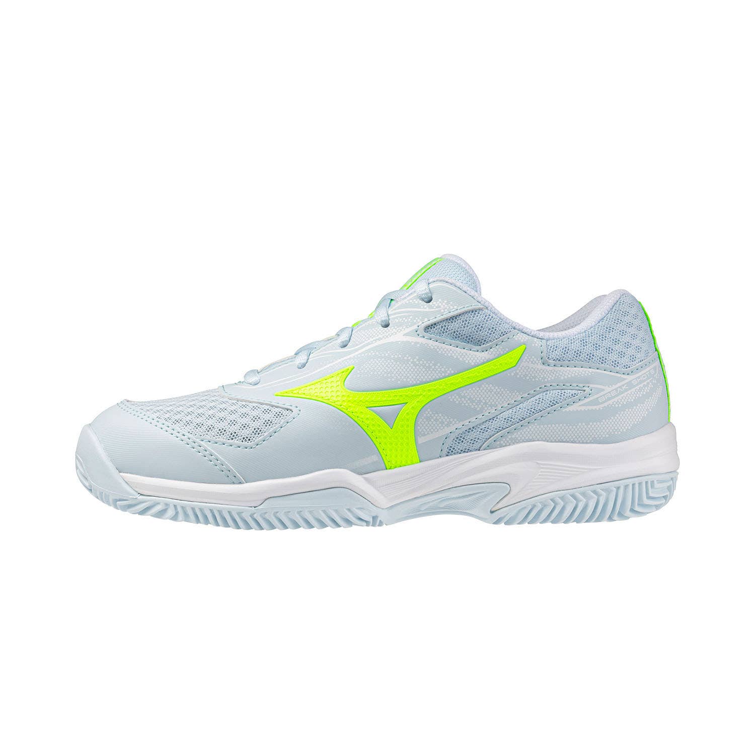 MIZUNO BREAK SHOT 5 CLAY COURT WHITE/GRAY WOMEN 61GC2526