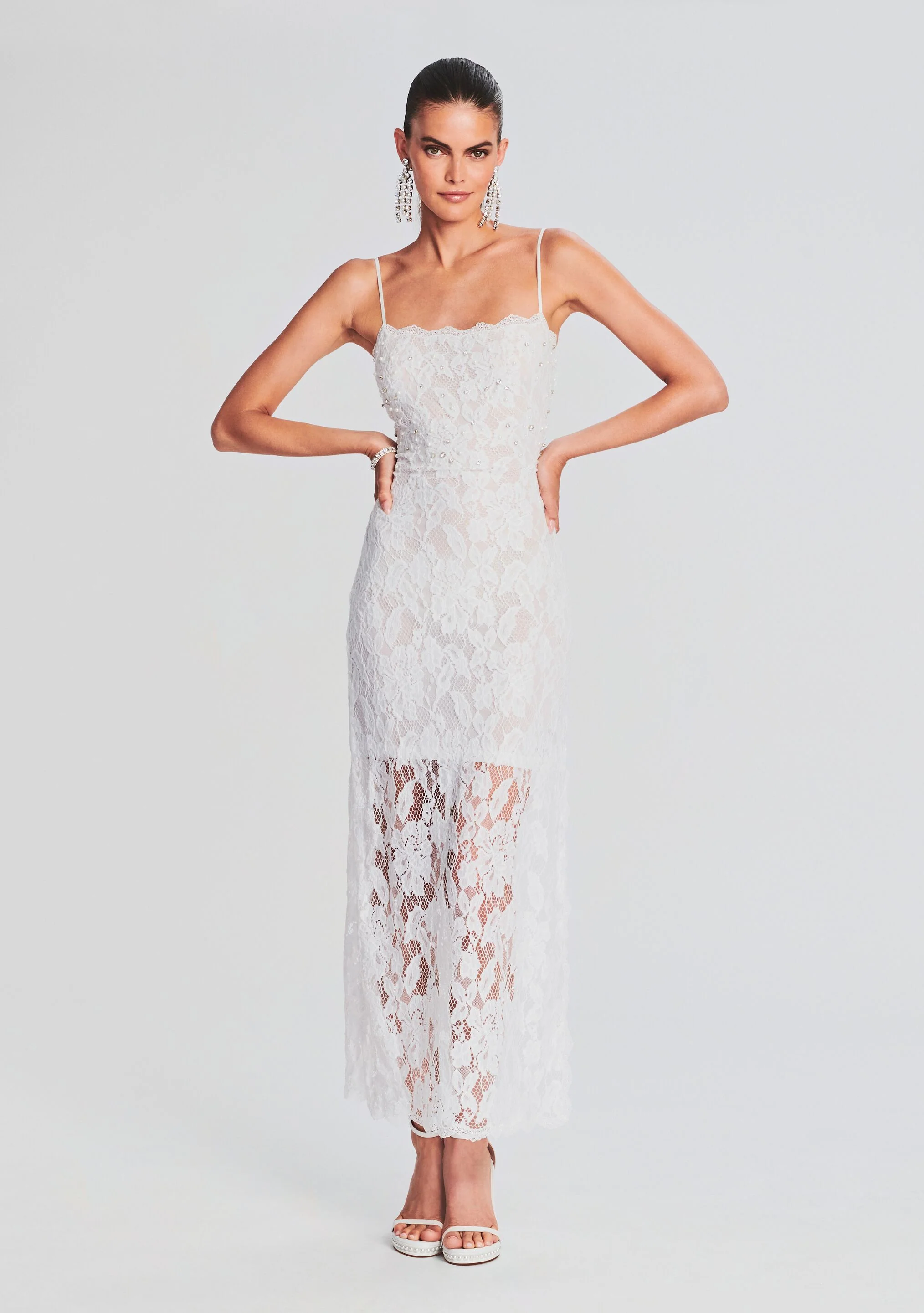 Reet Lace Midi Dress