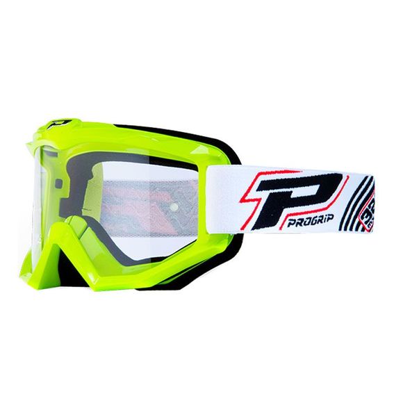 Masque cross Progrip ATZAKI Base 3201TR VERT 2021 - VertRef : PRG0201 / 3201TRVF