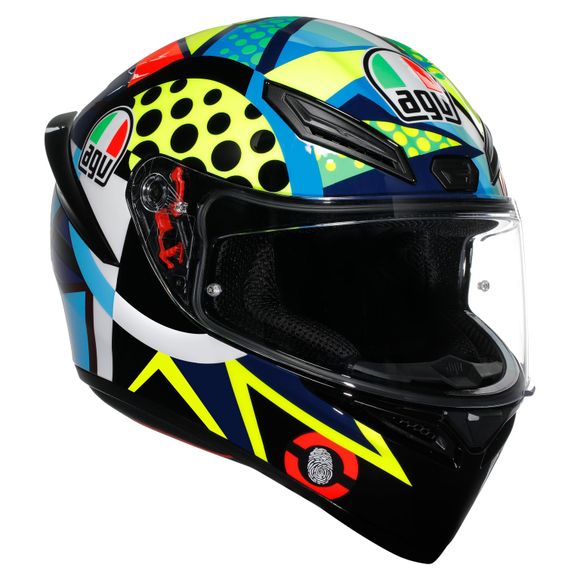 AGV full headset K1 S - Rossi Winter Test 2020 - MulticolorRef: AG1102