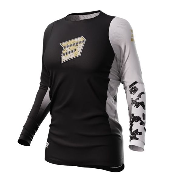 Shot CONTACT cross jersey - SHELLY 2023 - Beige / BlackRef: SO2381