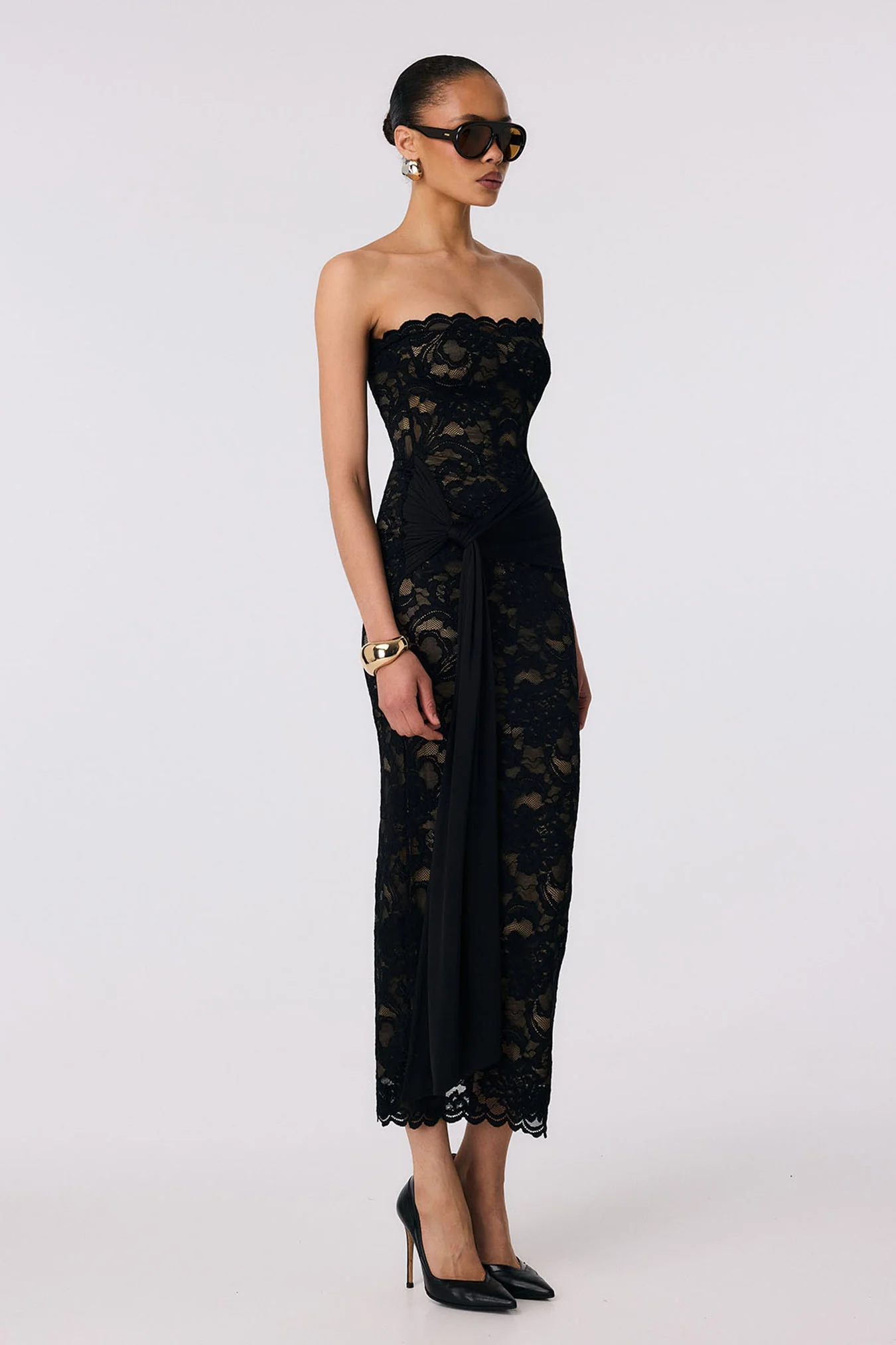 Ever After Strapless Midi