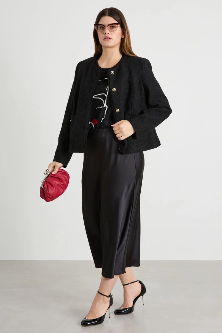 Printed T-shirt - BLACK