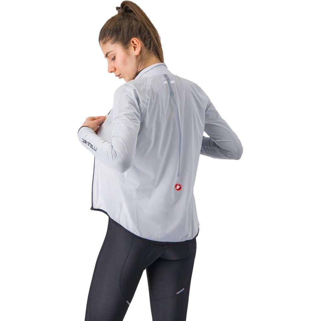 Castelli Squall Shell Jacket Women - silver grey/black 870