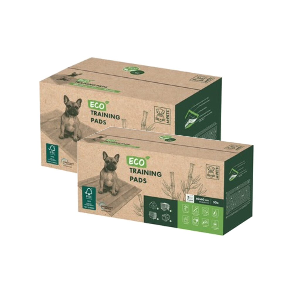 M-PETS Eco Puppy Training Pads - 50 pieces - 60 x 60 cm